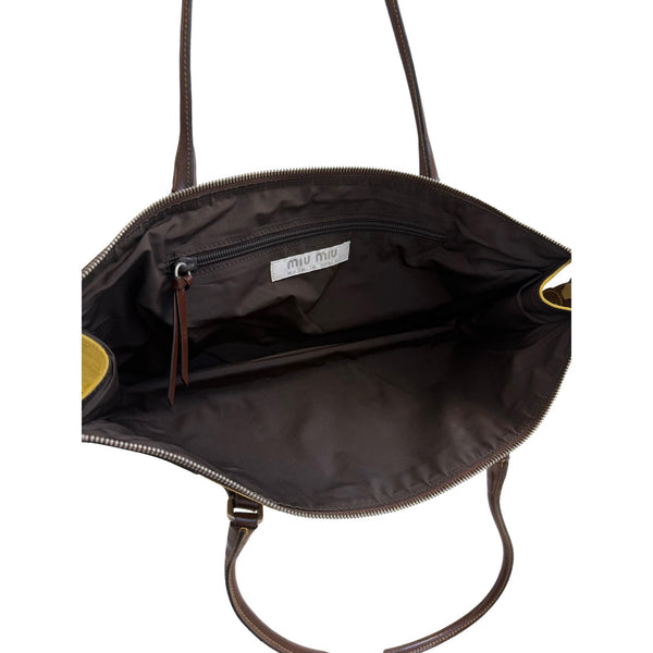 Miu Miu Suede Shoulder Bag