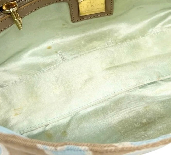 Fendi Wave Print Baguette