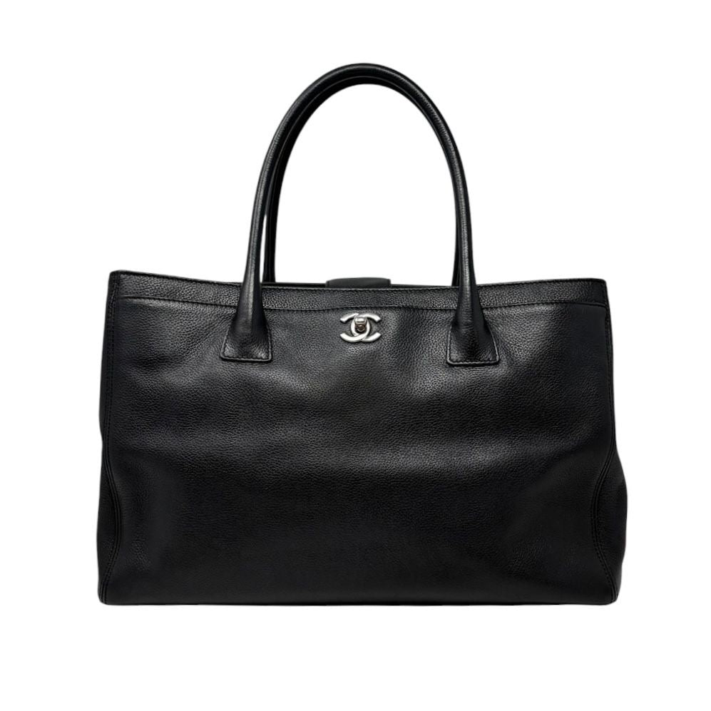 Chanel Black Caviar Cerf Tote