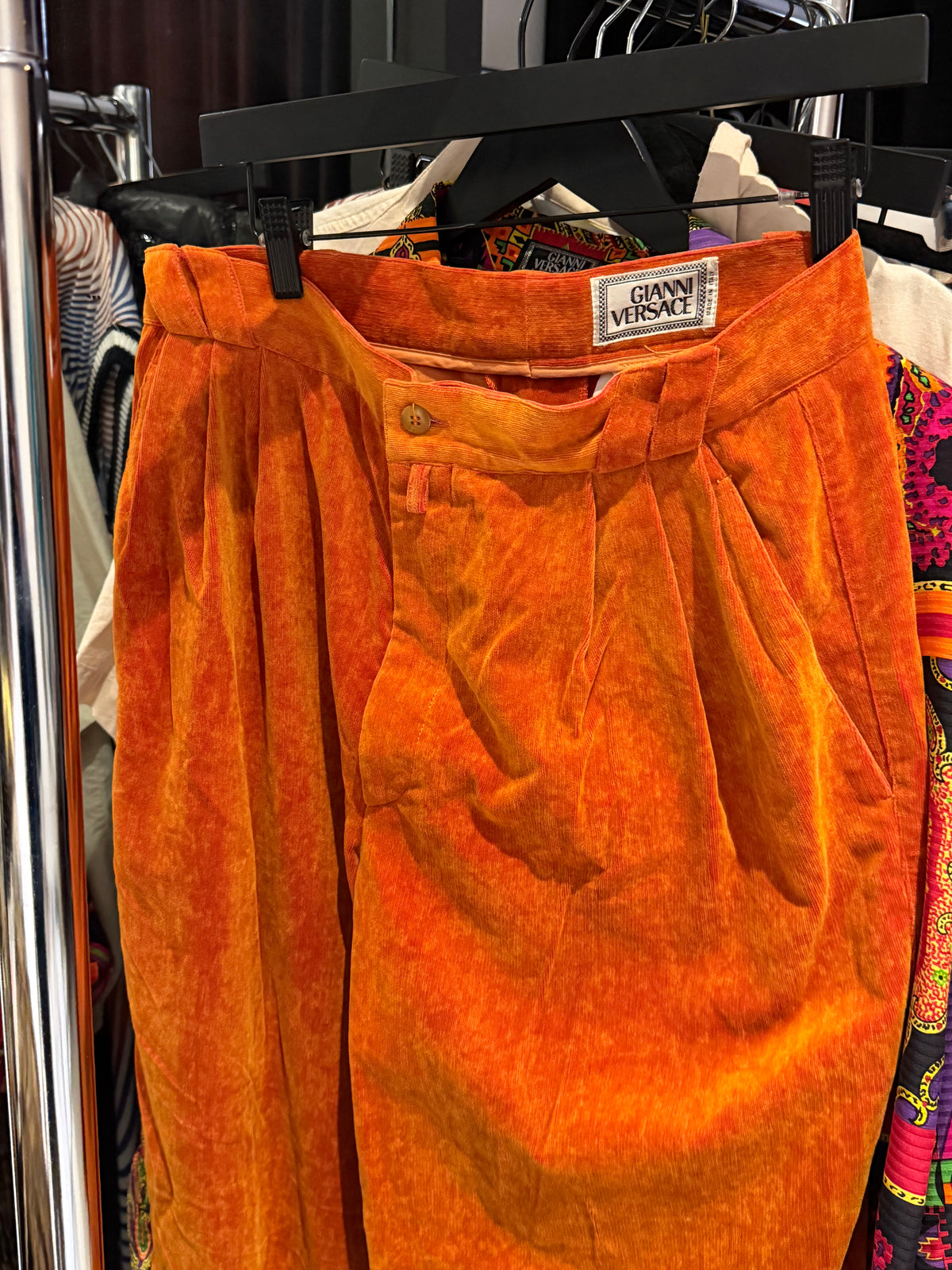 Versace Orange Bottoms