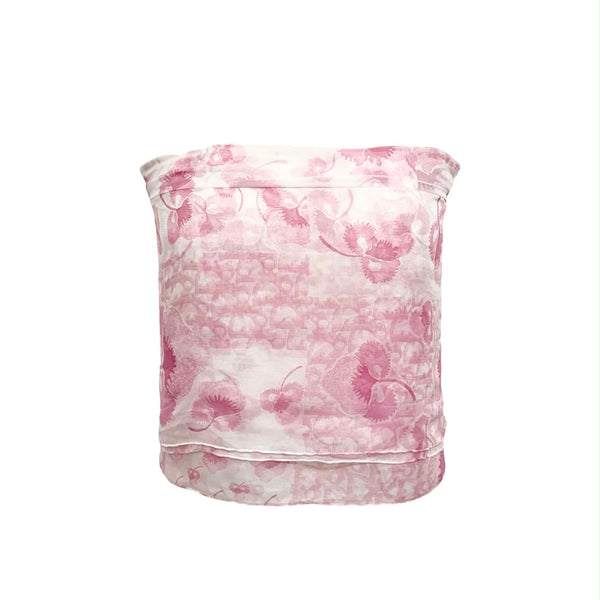 Dior Pink Logo Blossom Wrap