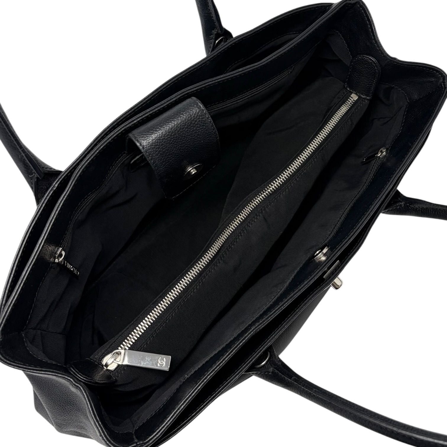 Chanel Black Caviar Cerf Tote
