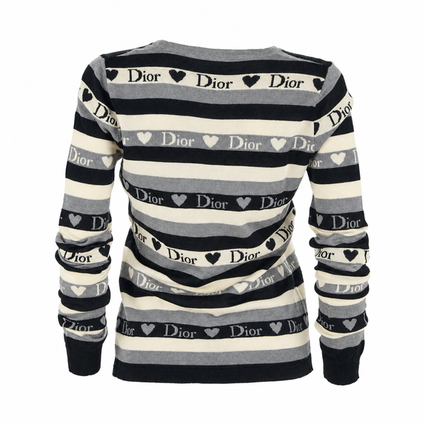 Dior Heart Logo Cardigan