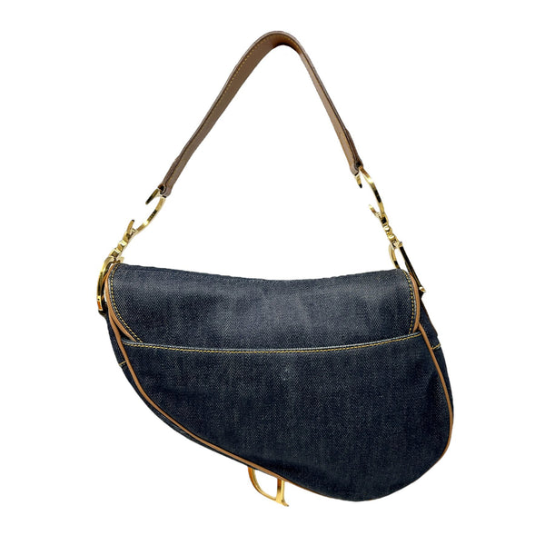 Dior Denim Saddle Bag