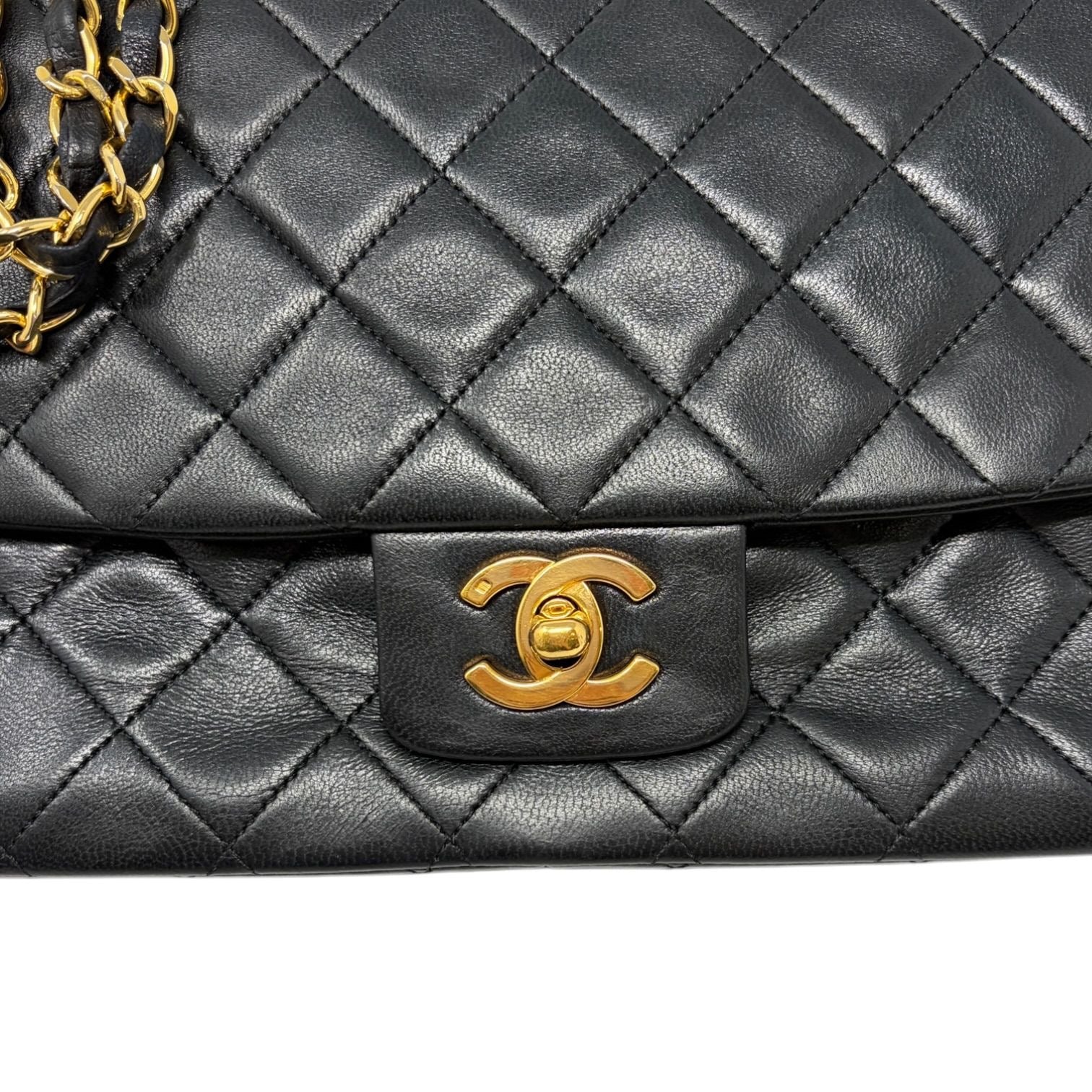 Chanel Black Lambskin Flap Bag