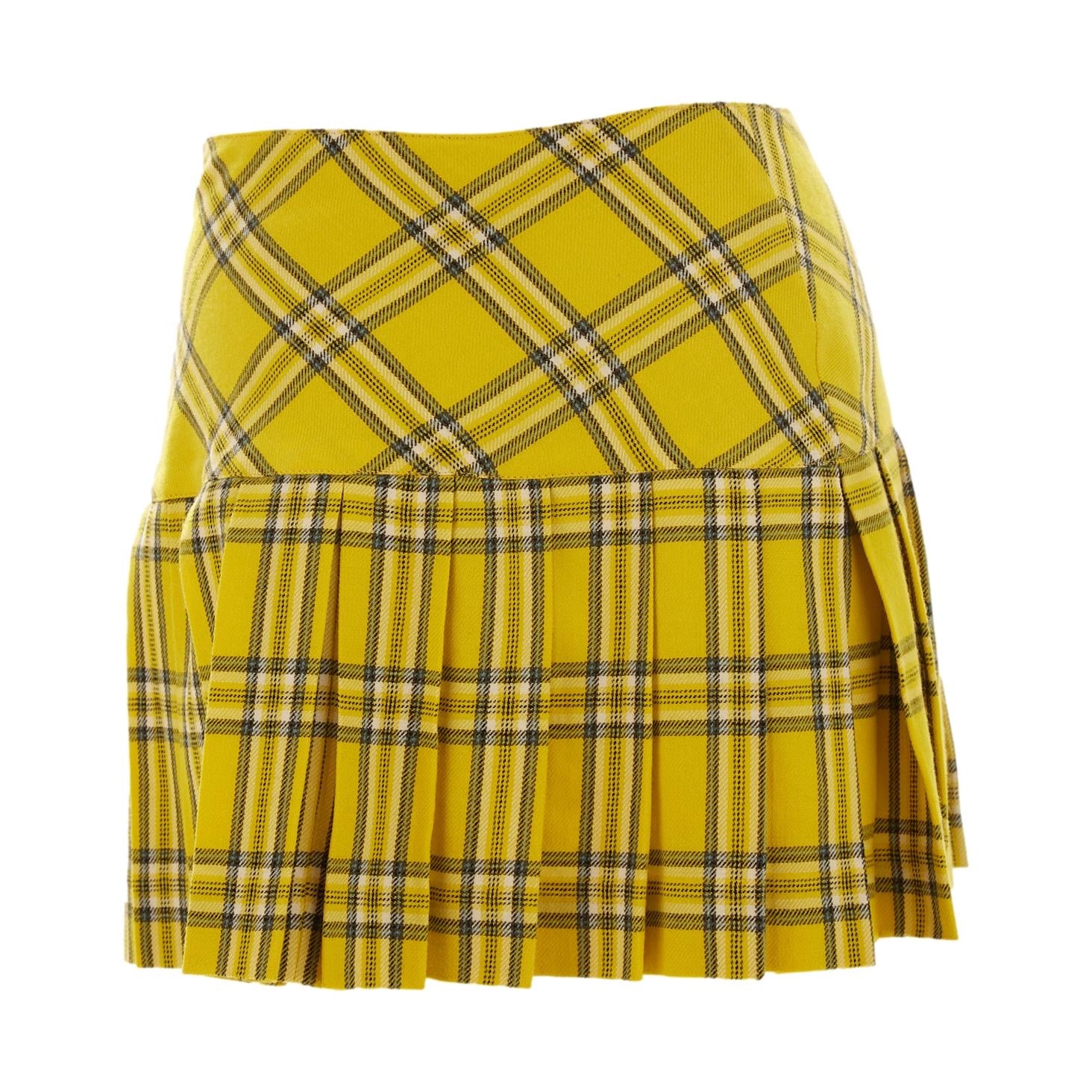 Jean Paul Gaultier Clueless Plaid Mini Skirt