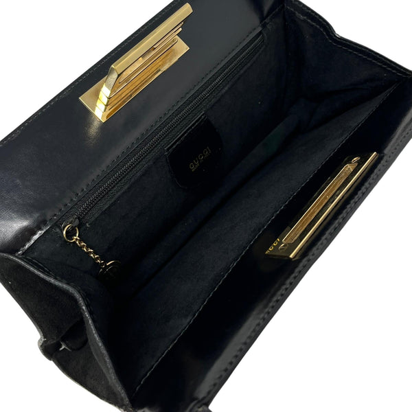 Gucci Black Suede Shoulder Bag