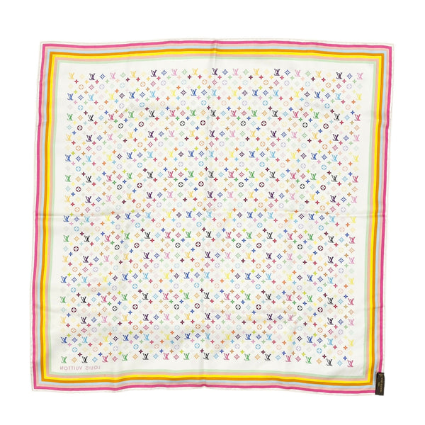 Louis Vuitton White Murakami Scarf