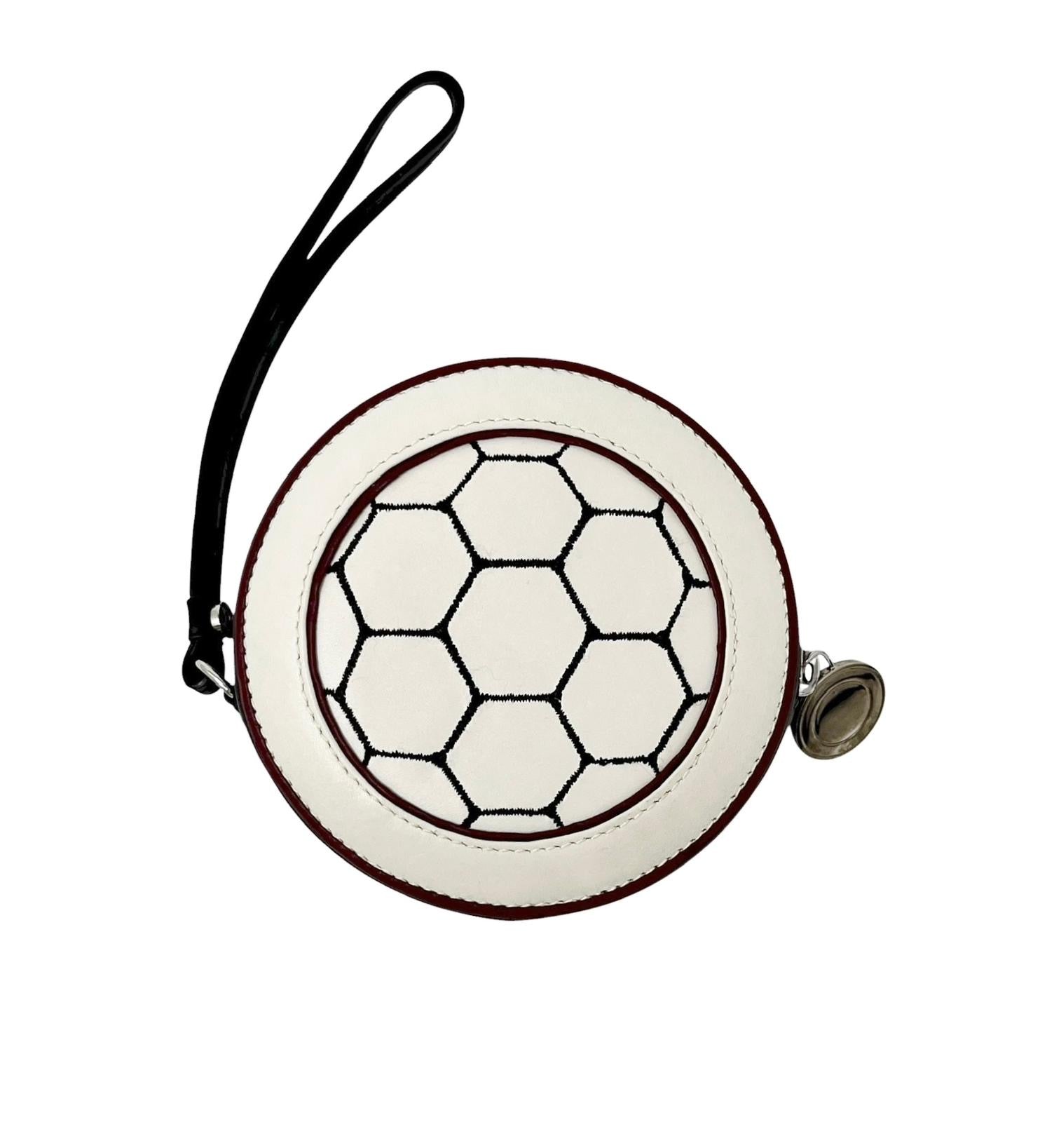 Celine Leather World Cup Wristlet