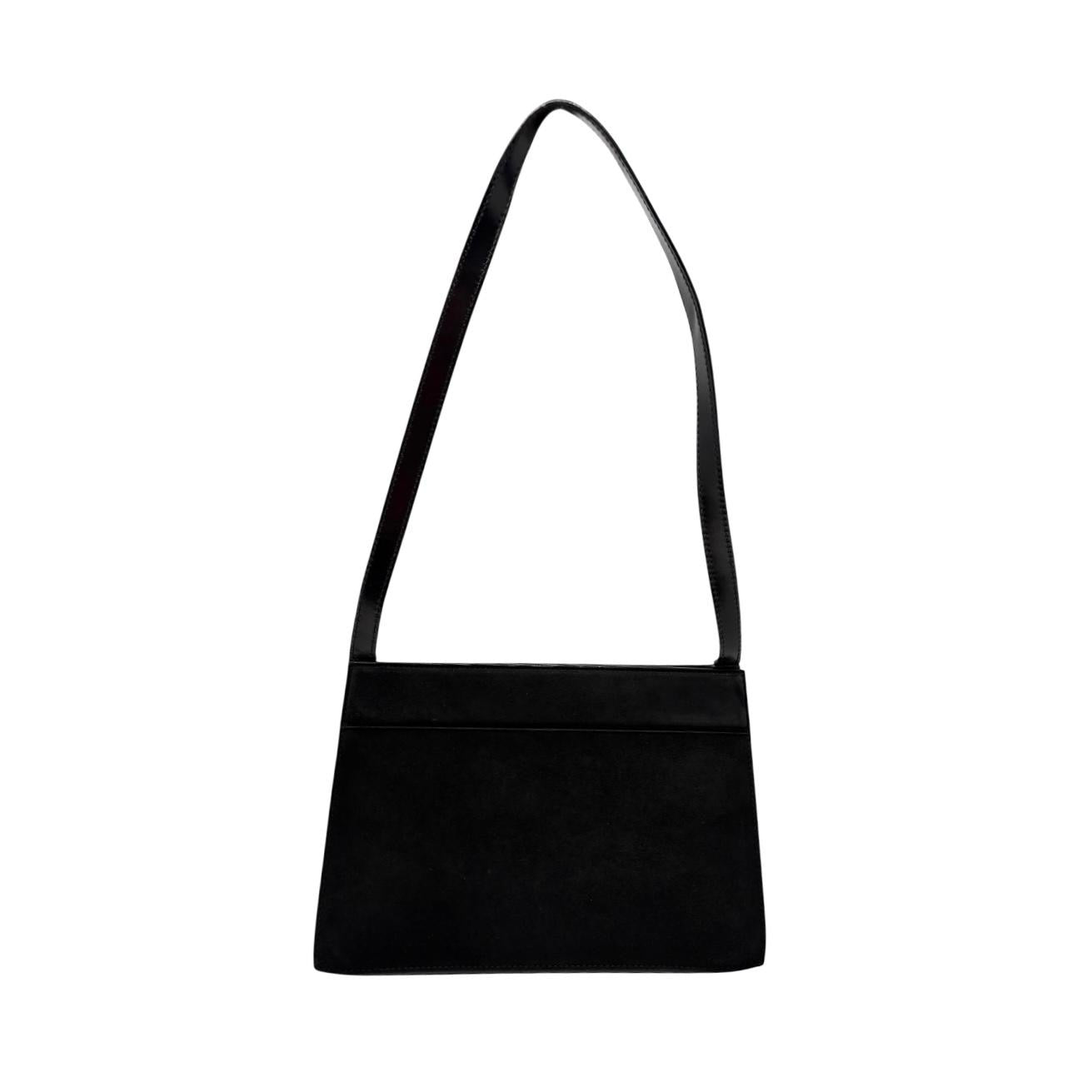 Gucci Black Suede Shoulder Bag