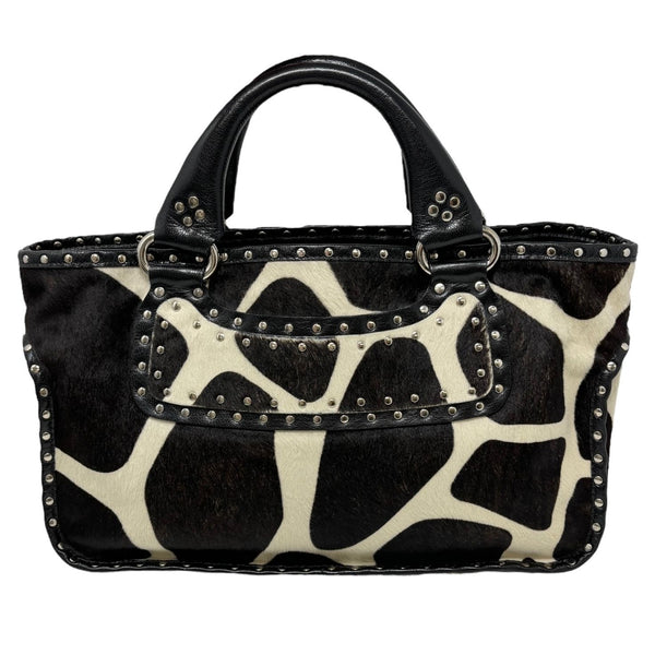 Celine Calf Hair Giraffe Top Handle Bag