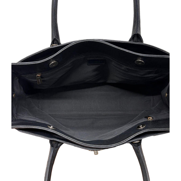 Chanel Black Caviar Cerf Tote