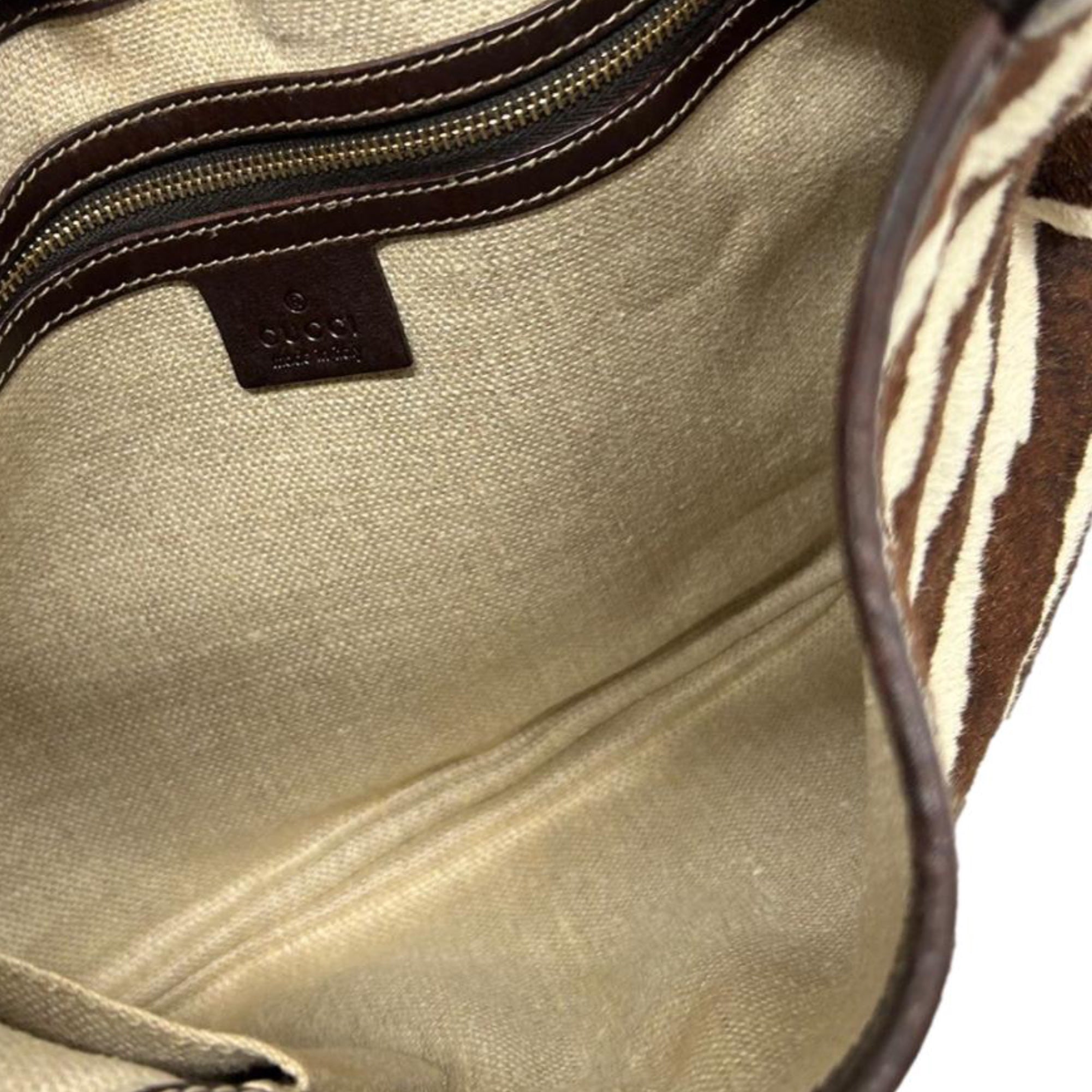 Gucci Zebra Large Jackie Bag – Treasures of NYC
