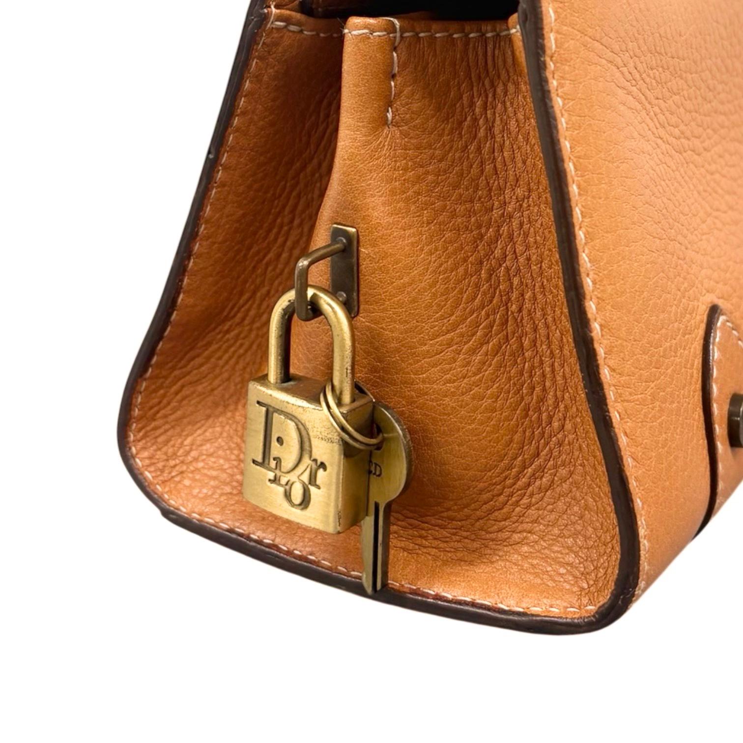 Dior Brown Logo Shoulder Bag