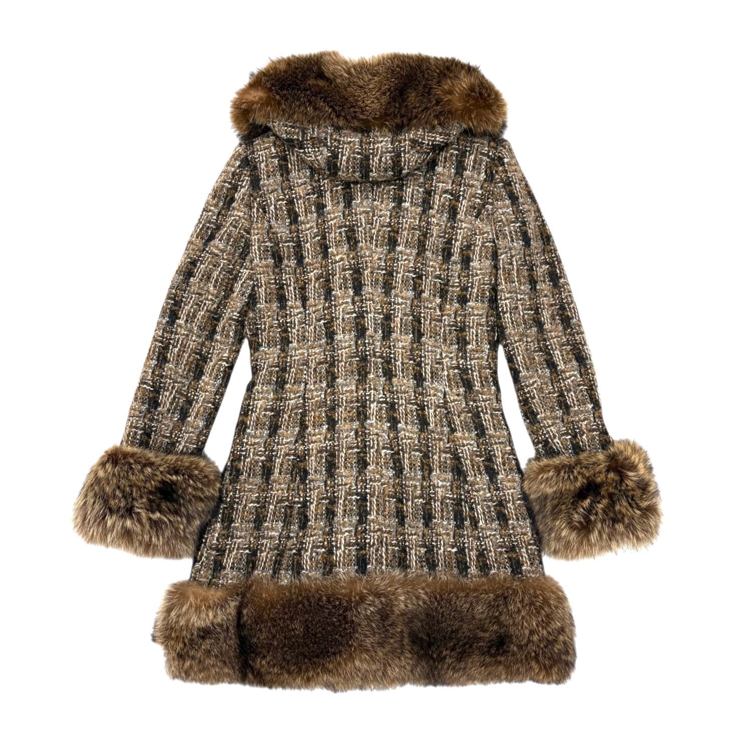 Dolce & Gabbana Penny Lane Fur Toggle Coat