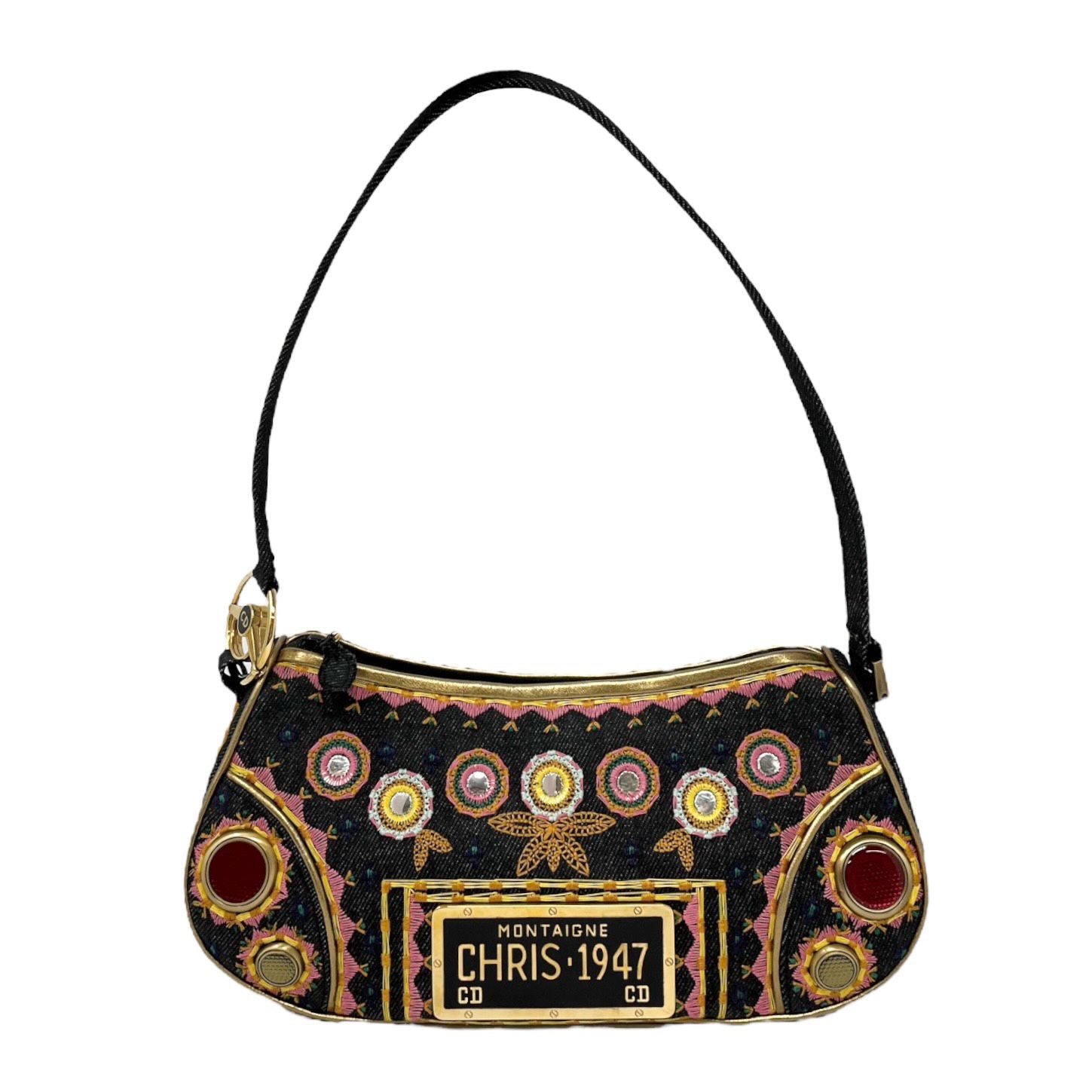 Dior Embroidered Cadillac Shoulder Bag – Treasures of NYC