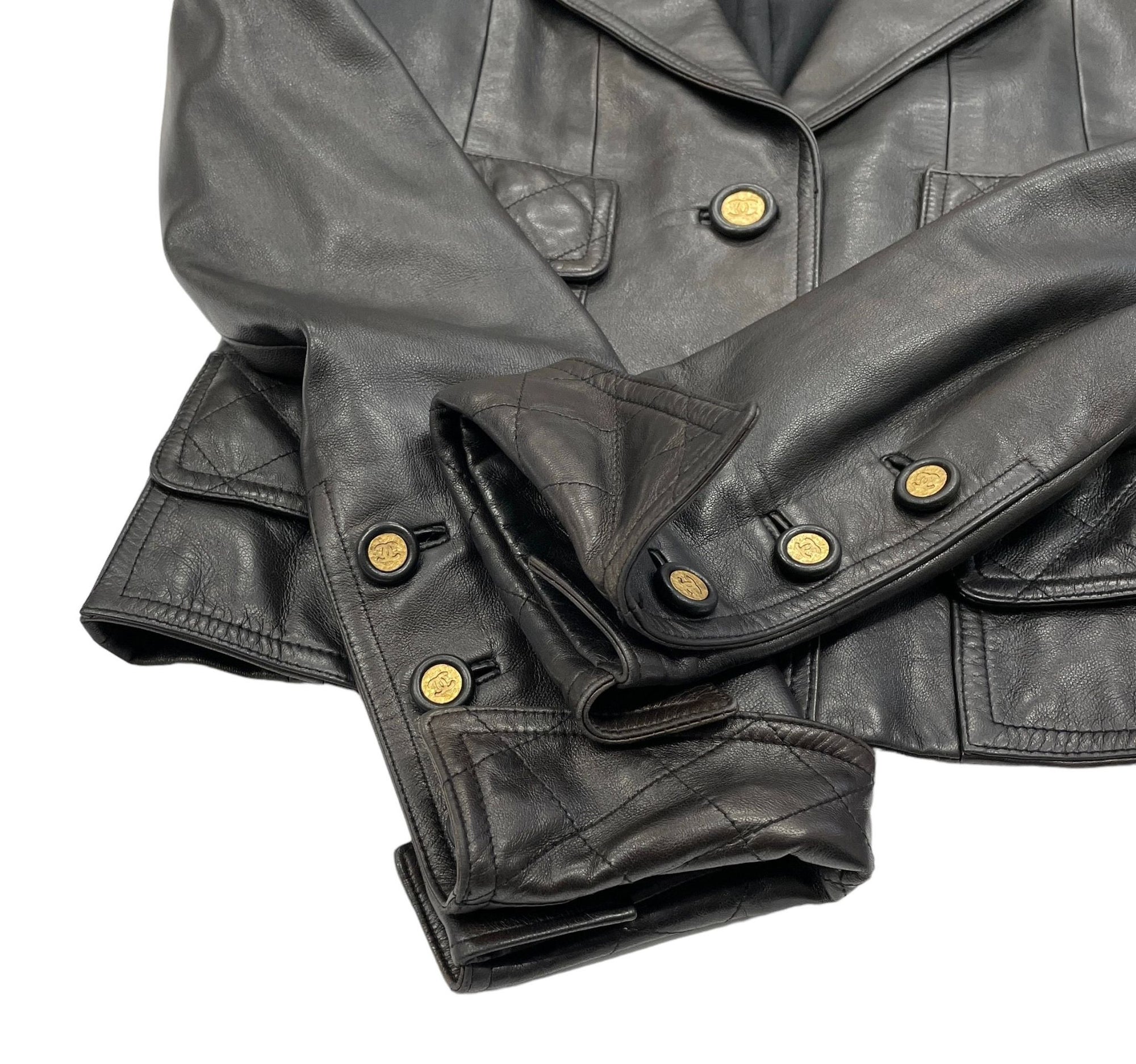 Chanel Quilted Leather Bomber Jacket — UFO No More