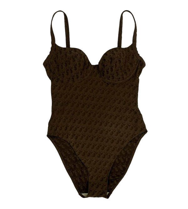 Dior Brown Logo One Piece