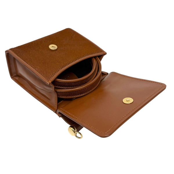 Gucci Brown Mini 2way Calfhair Bag