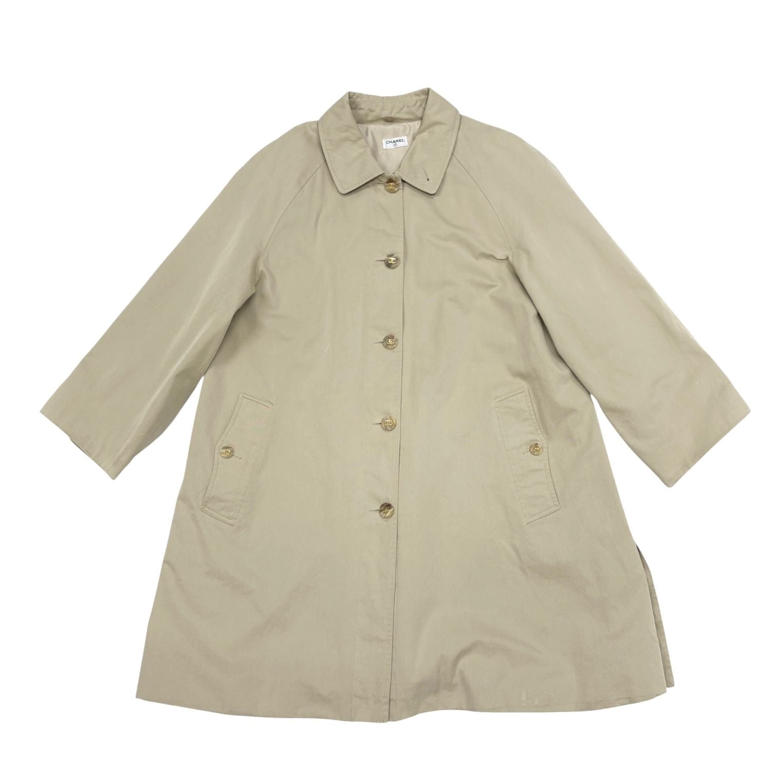 Chanel Beige Utility Trench Coat