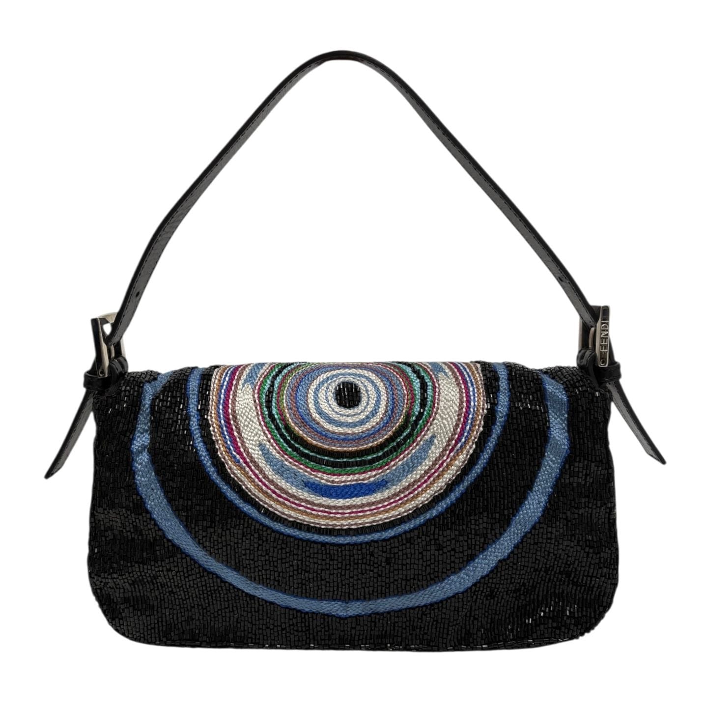 Fendi Multicolor Beaded Baguette