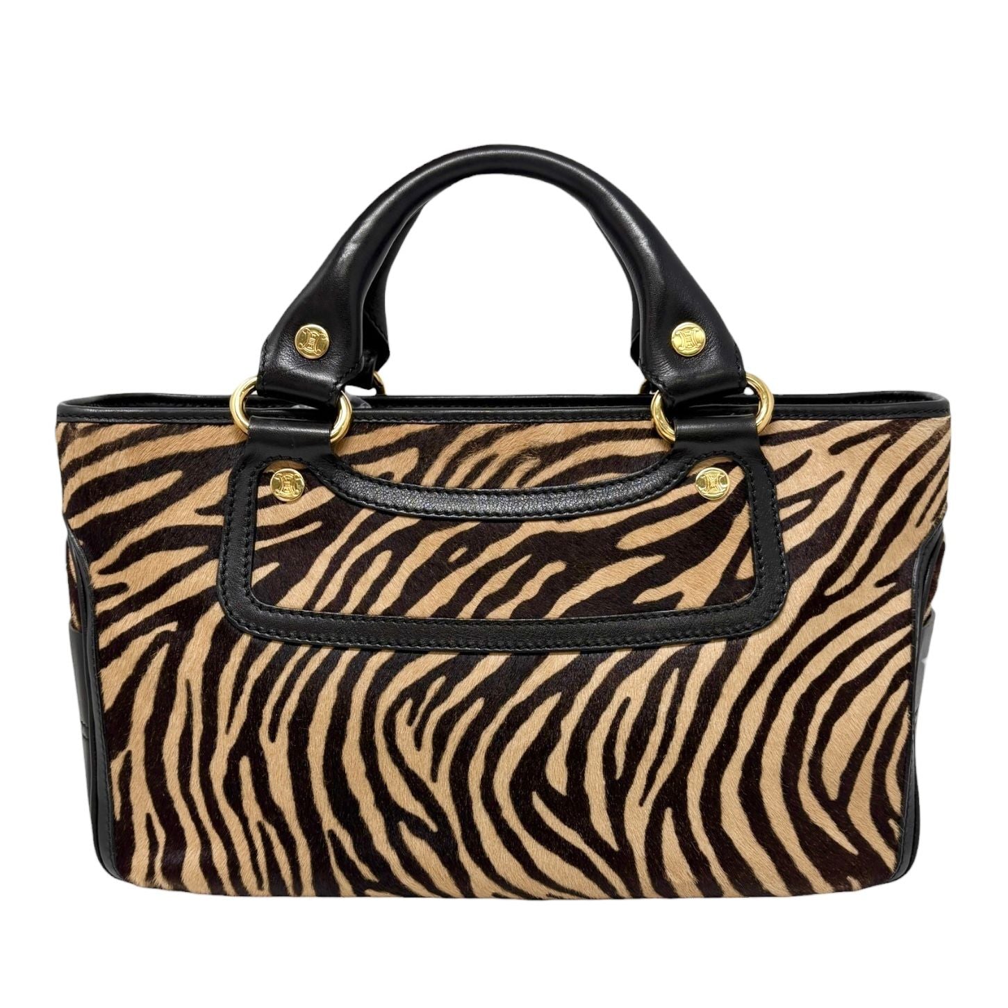 Celine Calf Hair Cheetah Top Handle Bag