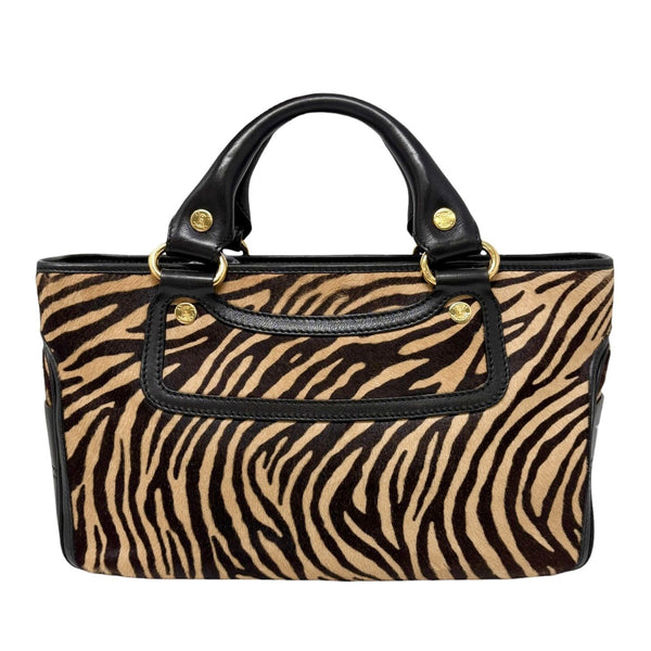 Celine Calf Hair Cheetah Top Handle Bag