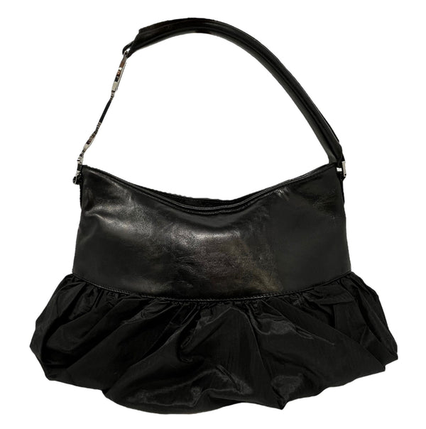 Dior Black Logo Hardware Corset Bag