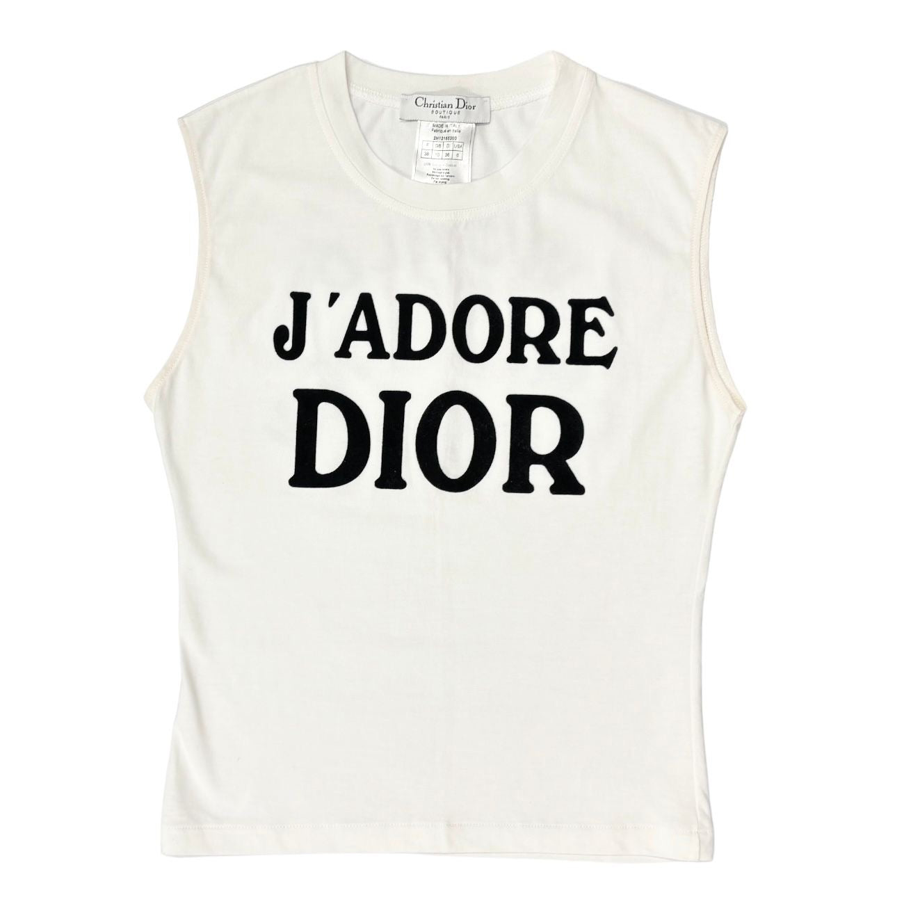 J'Adore Dior White Tank