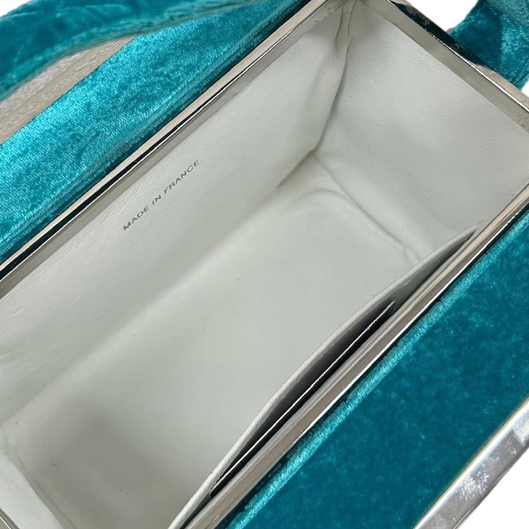 Chanel Teal Top Handle Bag
