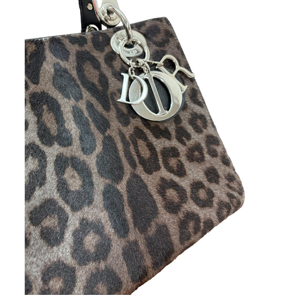 Dior Leopard Pony Hair Bag