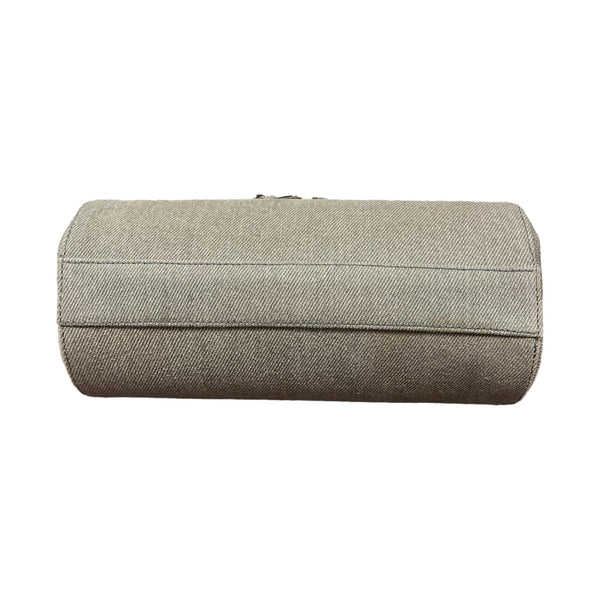 Dior Grey Mini Logo Top Handle Bag