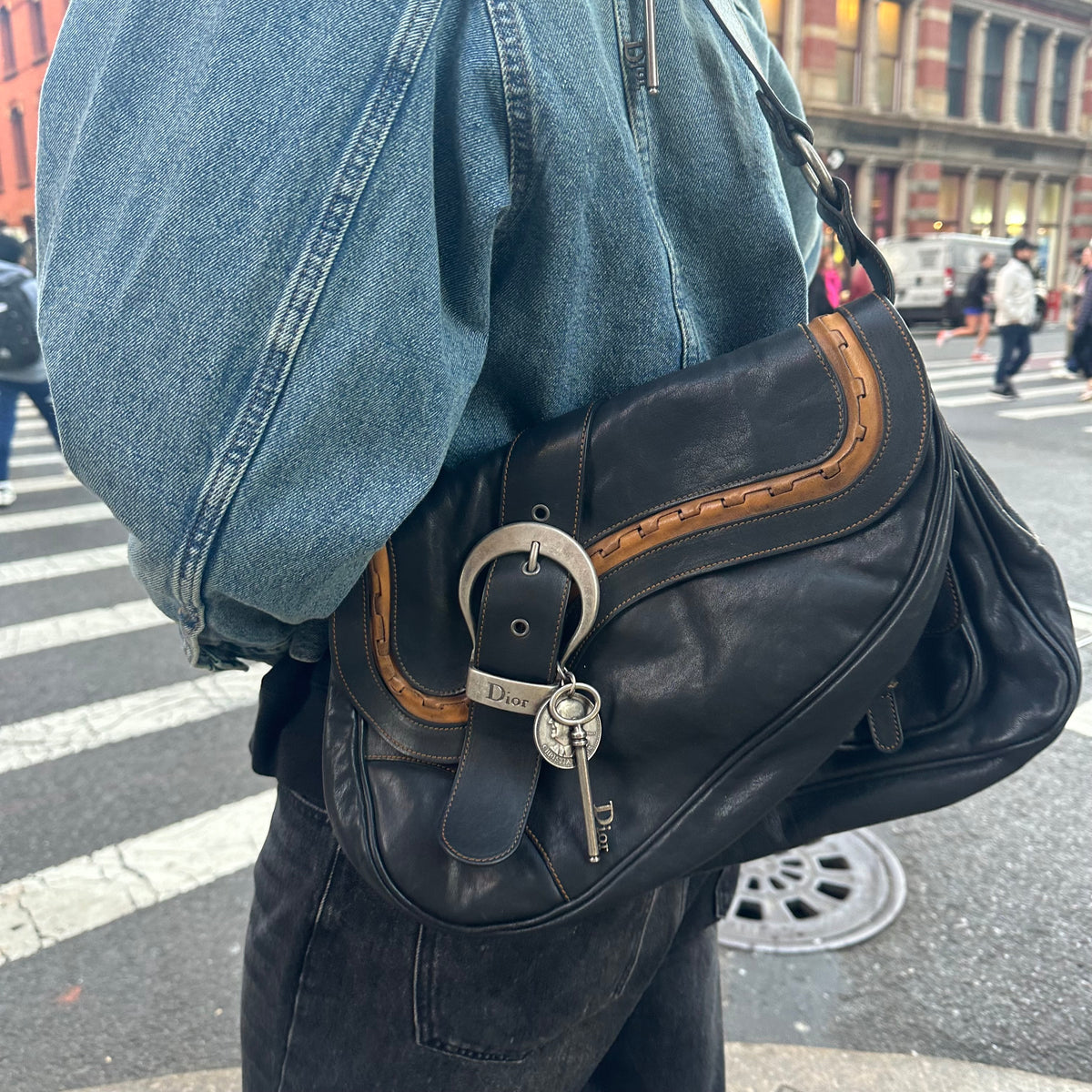 Dior Black Gaucho Saddle Bag – Treasures of NYC