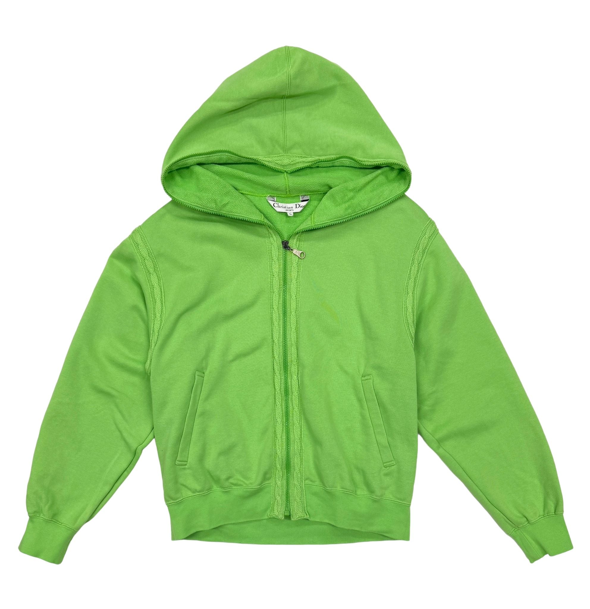Dior Sport Green Logo Zip Up – Treasures of NYC