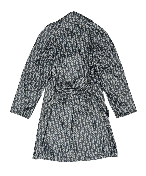 Dior Navy Logo Trench Jacket