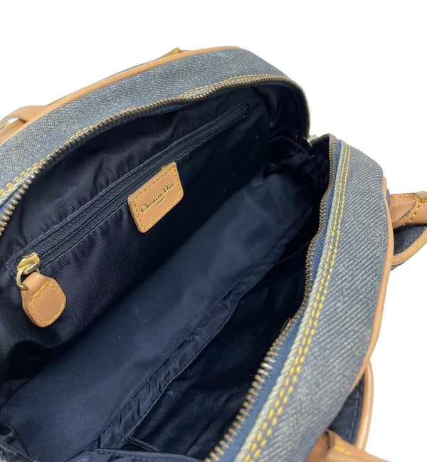 Dior Denim Mini Bowler Bag