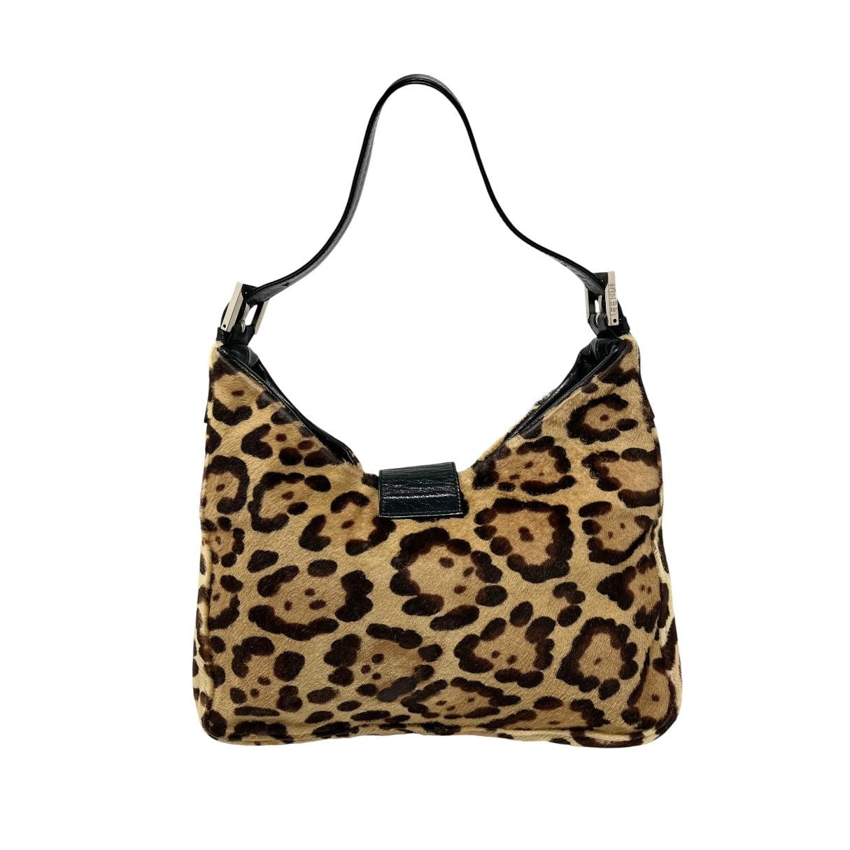 Fendi Cheetah Logo Shoulder Bag