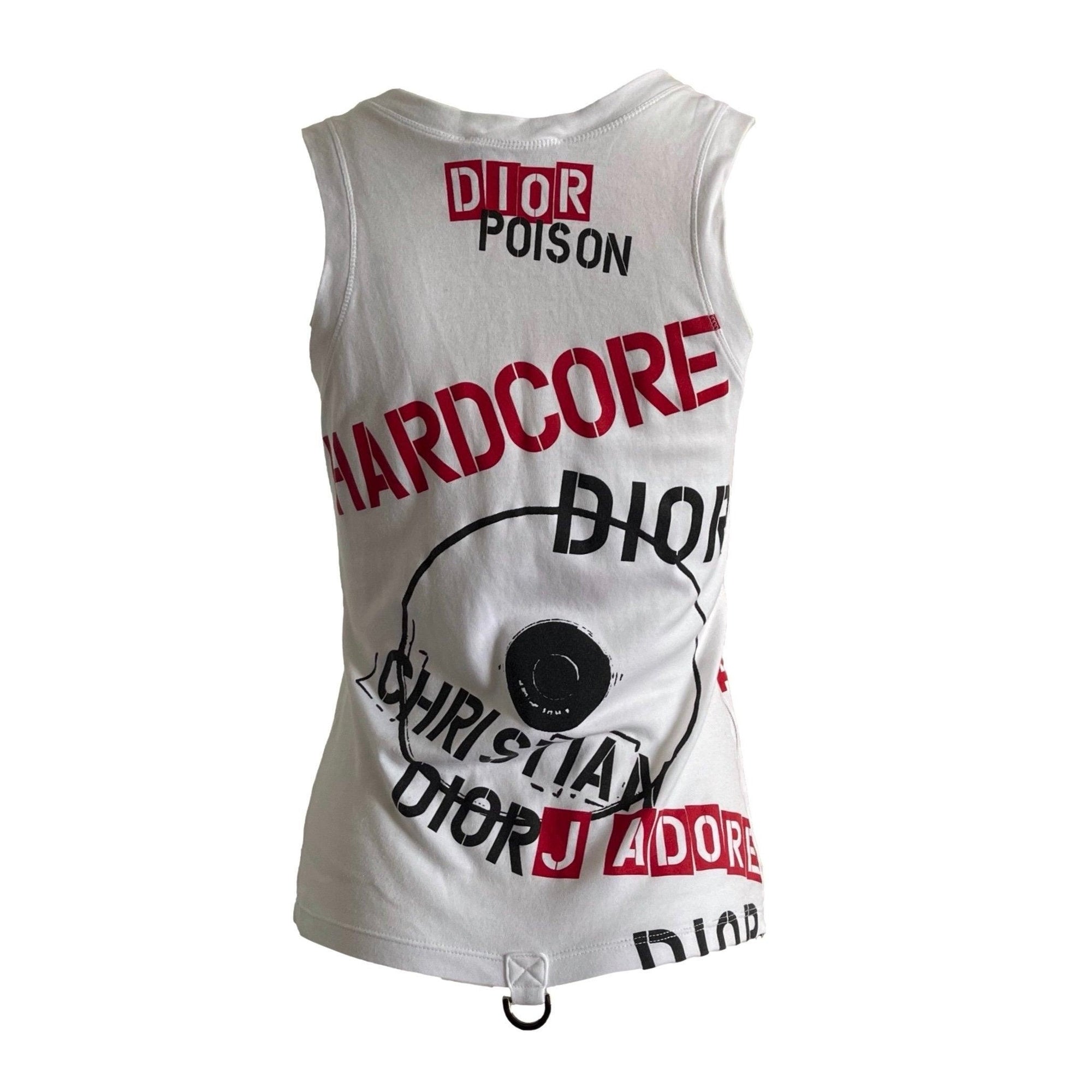 Dior White Hardcore Tank