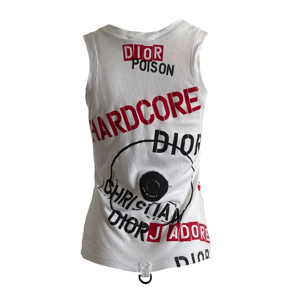 Dior White Hardcore Tank