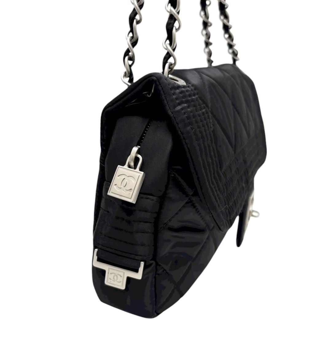 Chanel Black Sport Flap Bag