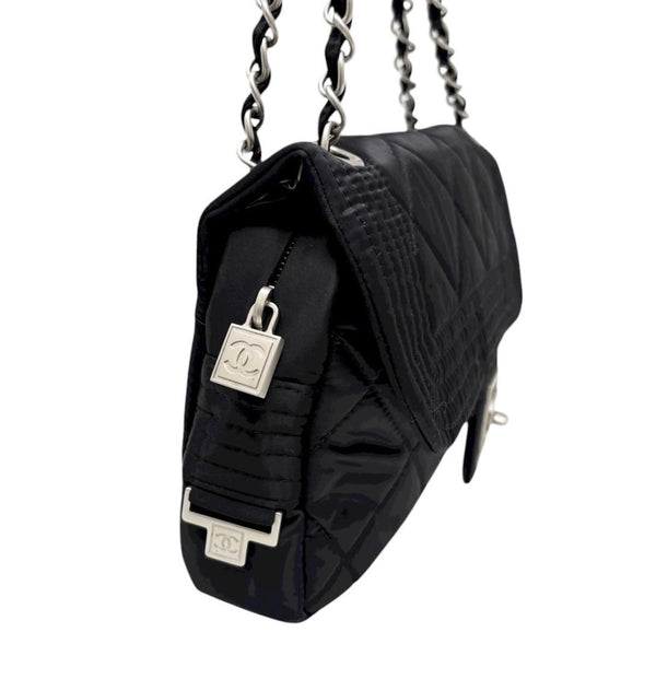 Chanel Black Sport Flap Bag