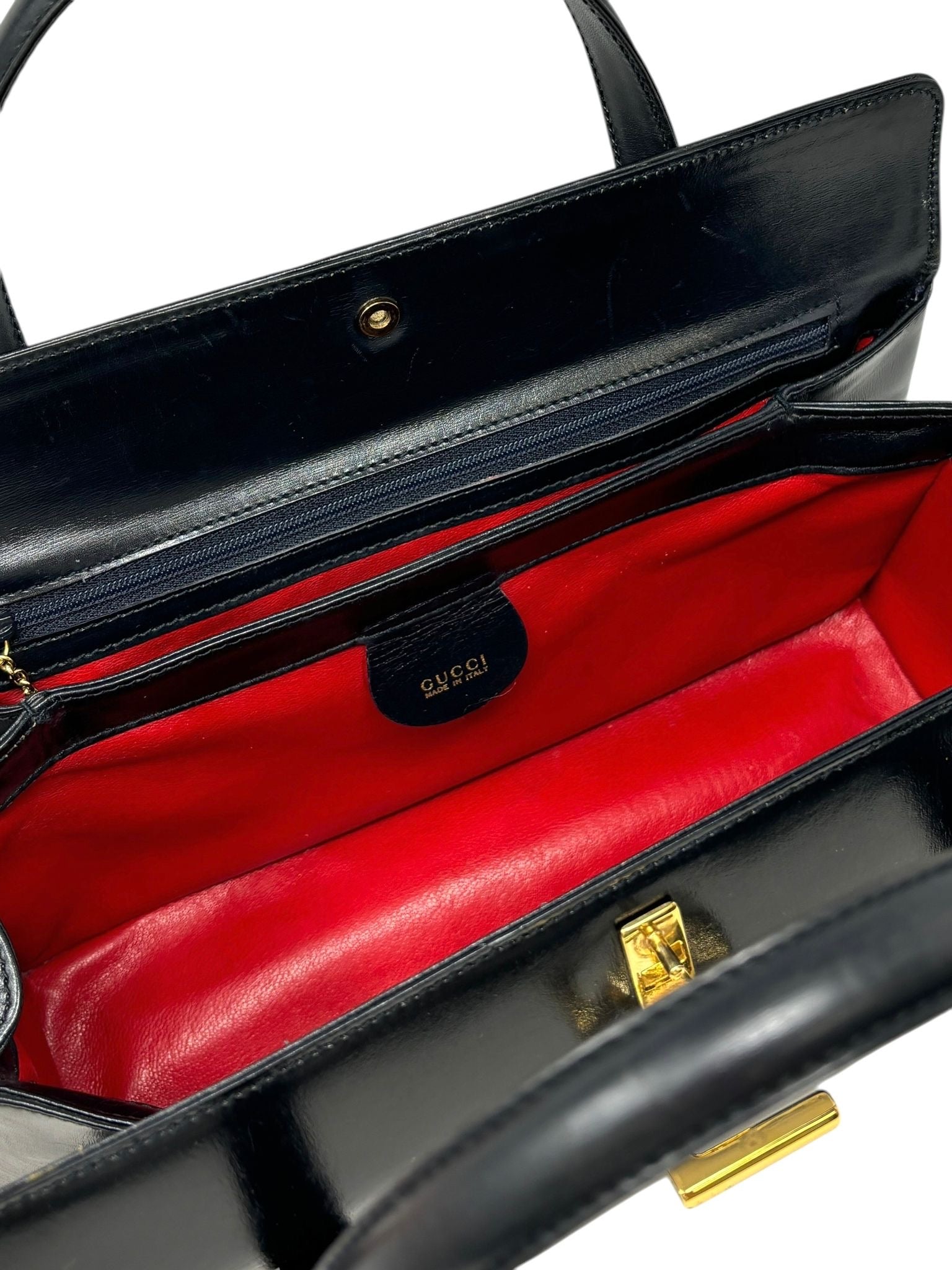 Gucci Black Top Handle Bag