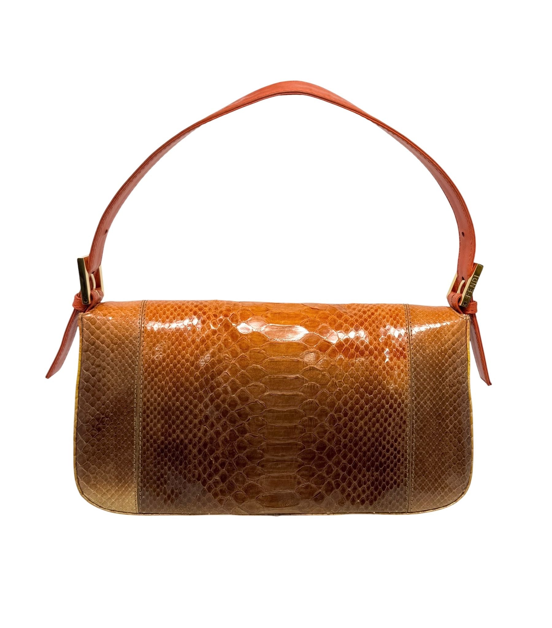 Fendi Python Sunset Baguette