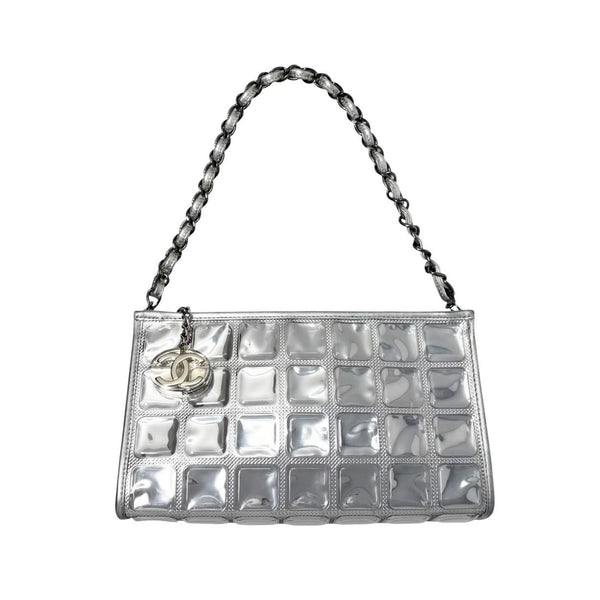 Chanel Silver Ice Cube Shoulder Bag