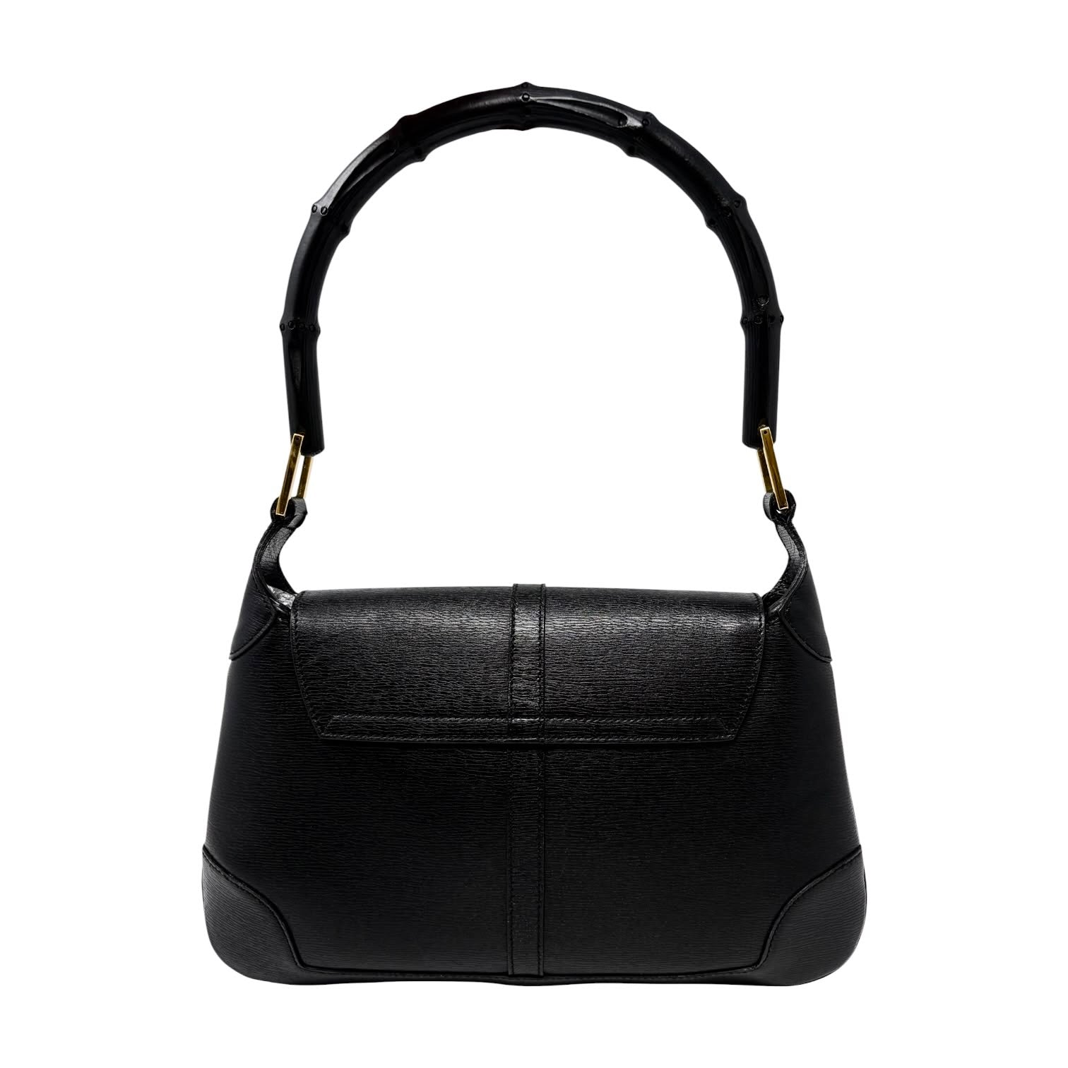 Gucci Black Bamboo Shoulder Bag