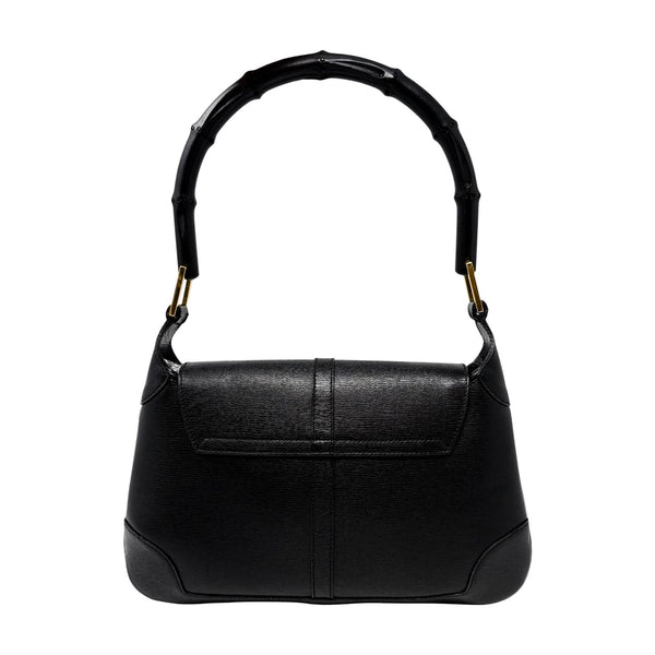Gucci Black Bamboo Shoulder Bag