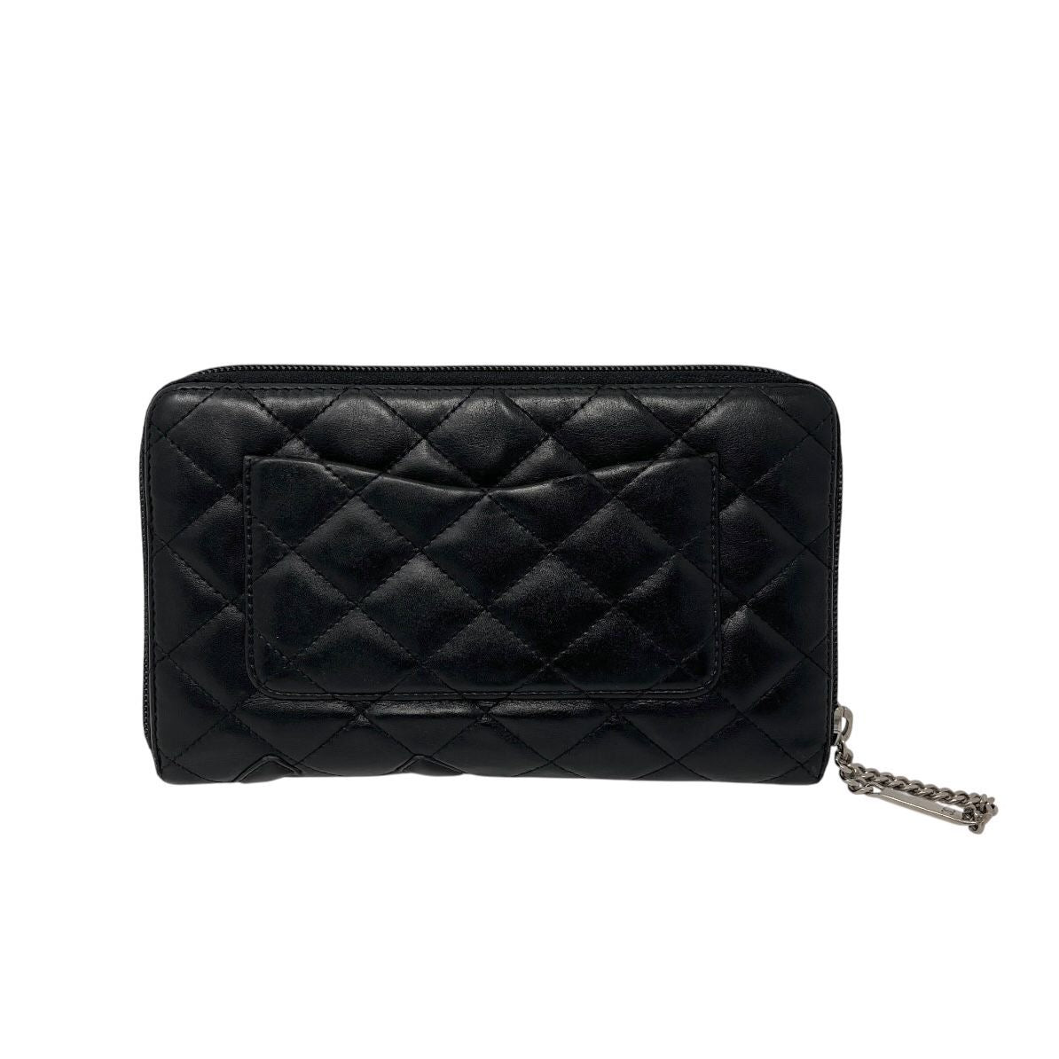 Chanel Black Cambon Logo Wallet