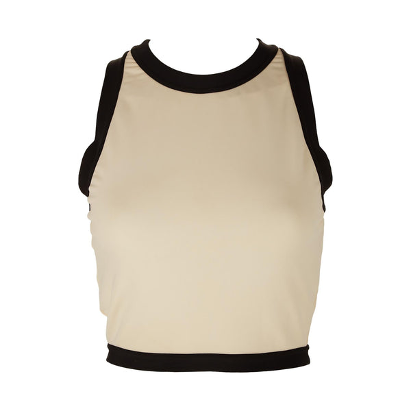 Chanel Cropped Logo Tank Top