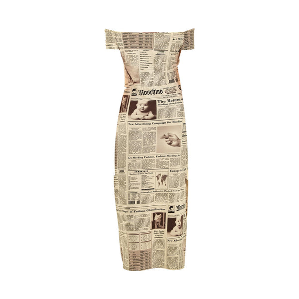 Moschino Newsprint Dress