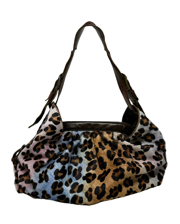 Fendi Multicolor Cheetah Shoulder Bag